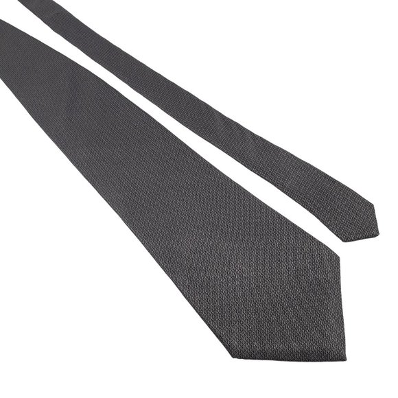Perry Ellis Portfolio Mens Necktie Accessory Office Work Dad Gift Gray Black - Picture 1 of 5